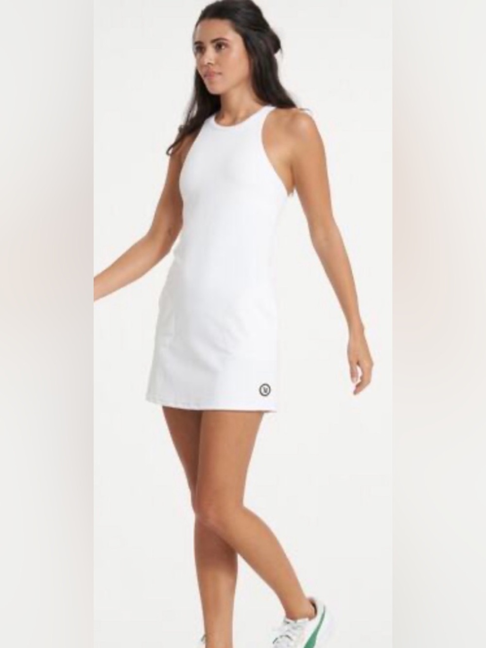 Vuori Women’s White Classic Sleeveless Tennis-pickleball- Golf Dress, size S